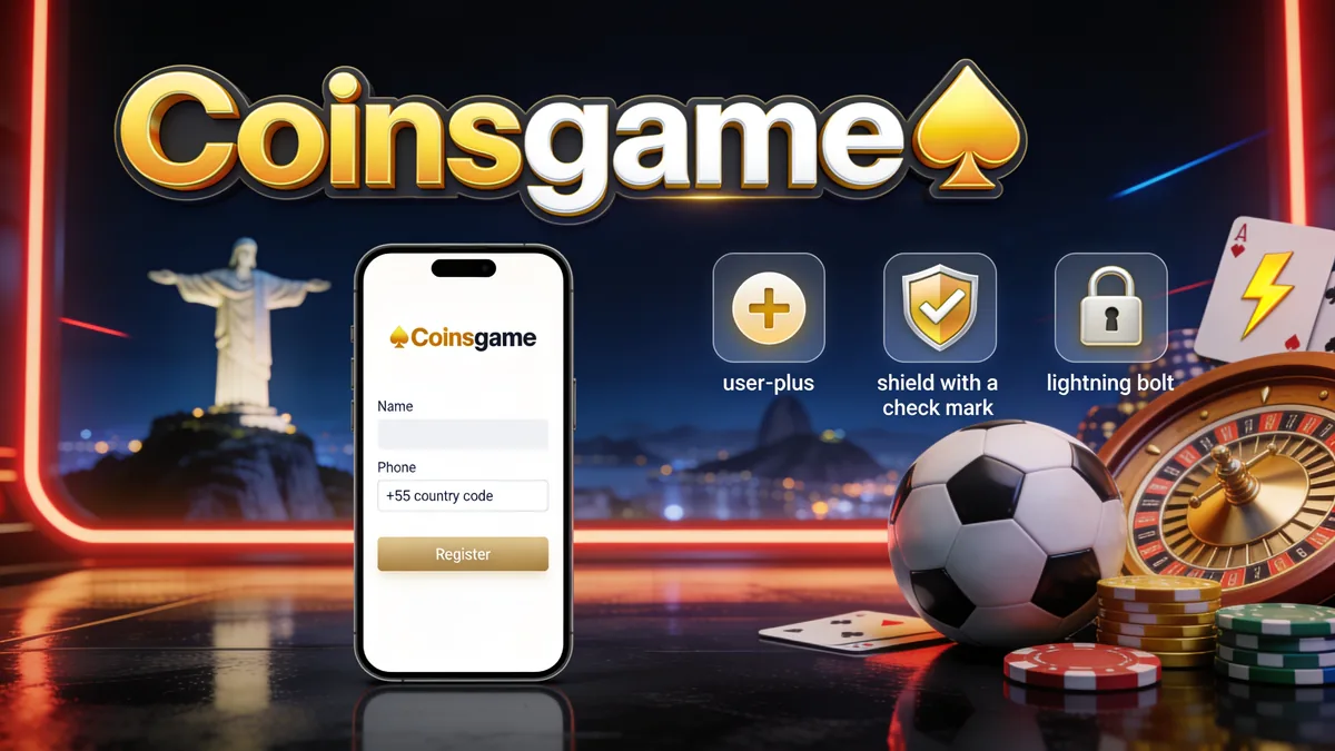 Como Fazer Login na Coins Game? — coinsgame in Brazil